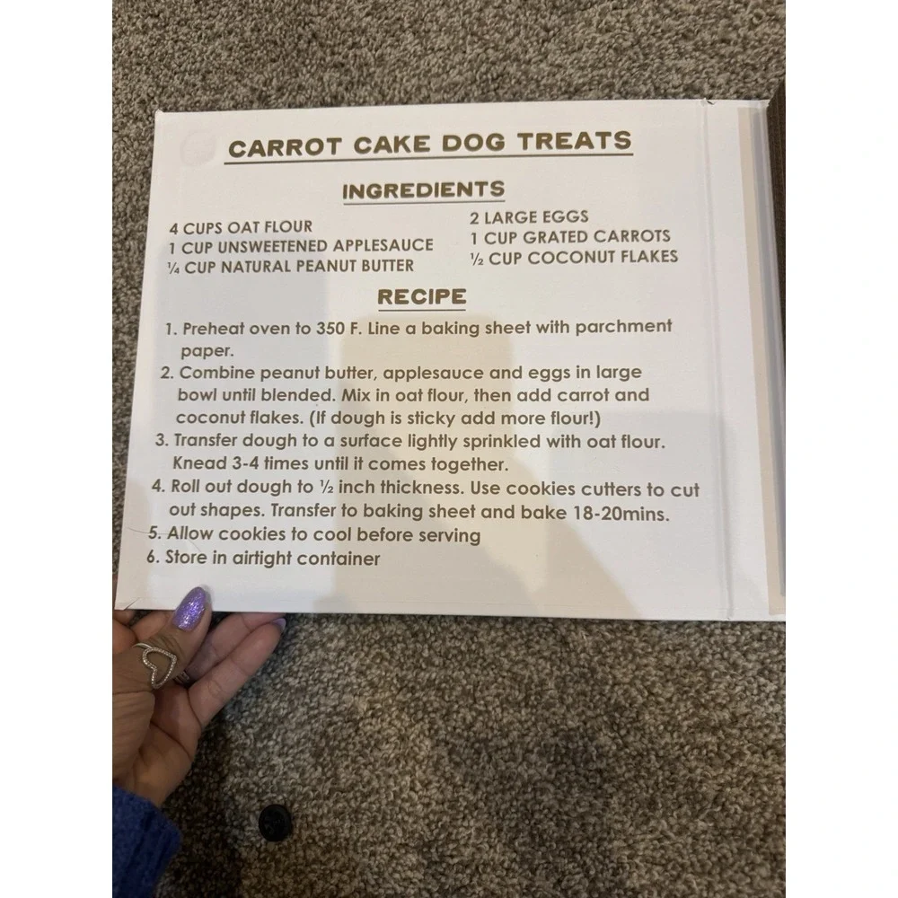 Dog Birthday Book Recipe‎ Hat Treats Carrot Cake